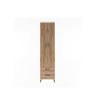 Hyperion Dolap 5 Raflı 2 Çekmeceli 2 Kapaklı 60x44x243 Aytaşı-Çam
