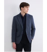 LCW BUSINESS Lacivert Slim Fit Klapa Yaka Desenli Erkek Blazer Ceket