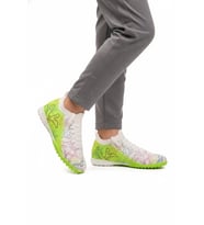 Playup Beyaz Yeşil Bilekten Lastikli Unisex Halı Saha Ayakkabısı GH-252-153 G