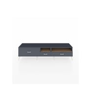 Hyperion TV Ünitesi 2 Raflı 3 Çekmeceli  220x44x51 Antrasit-Çam/Antrasit