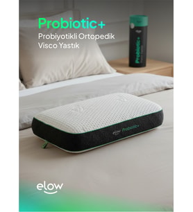 Probiotic+ Flat Visco Ortopedik Yastık, 60x40x12
