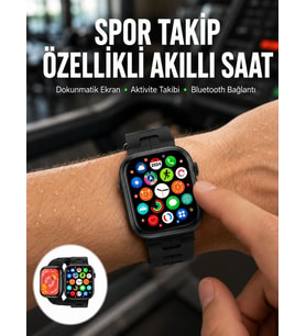 Akıllı Saat Çağrı Cevaplama Müzik Dinleme Plastik Kordon Mesaj Bildirimleri Yeni Seri