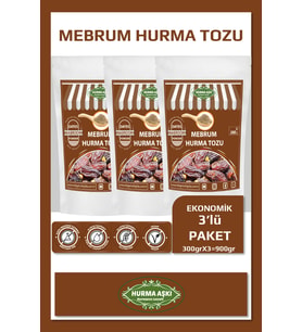 Hurma Aşkı Hurma,Tozu Mebrum,300GrX3=900Gr