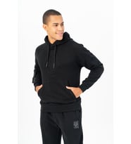 Maraton Comfort Erkek Kapüşonlu Siyah Sweatshirt