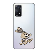 Xiaomi Redmi Note 11 PRO Uyumlu Tavşan Tasarımlı Şeffaf Telefon Kılıfı