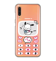Samsung Galaxy A70 Uyumlu Kawaii Köpek Tasarımlı Şeffaf Telefon Kılıfı