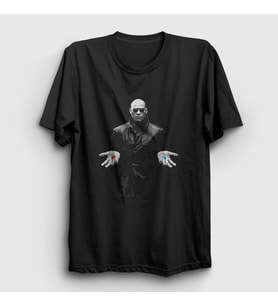 Presmono Unisex Siyah Red Pill Blue Pill Morpheus Film The Matrix T-Shirt 449863tt