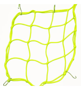Motosiklet Kask Filesi – 6 Kanca  Neon Sarı  1 Metre Esneyebilir