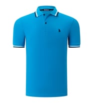 T8594 DEWBERRY ERKEK T-SHIRT-DÜZ KOYU MAVİ