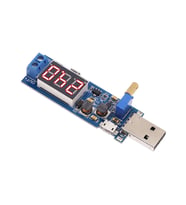 Usb Ayarlı Güç Kaynağı Modülü HW-132 Voltaj Yükseltici Düşürücü DC 0.6V / 25V Voltmetre