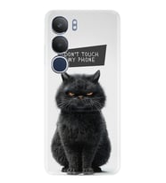 Vivo Y19S Kılıf Boutique Baskılı Resimli Don't Touch Cat Pcode -011