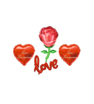 GÜL LOVE SET FOLYO BALON