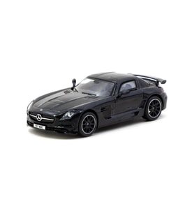 1/64 Model Araç Benz SLS AMG Coupé Black Series Black Metallic - Singapore Special Edition