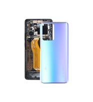 Xiaomi Mi 11T - Mi 11T Pro Arka Kapak - Arka Pil Batarya Kapağı - 21081111RG 2107113SG Uyumlu (Mavi)
