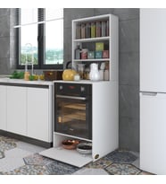 Kenzlife ankastre fırın dolabı bengisu byz 165*60*56 mutfak kapaklı