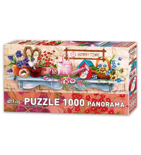 Star Puzzle 1000 Parçalık Hobi Saati Panorama Puzzle