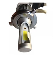 H-4 LED ZENON AMPUL ŞİMŞEK ETKİLİ 2Lİ AMPUL (Gri - Siyah - Beyaz)