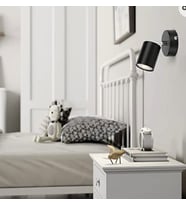 MYLİGHTS LED APLİK LED SPOT METAL SİYAH HARELETLİ DUVAR APLİK GÜNIŞIĞI LEDLİ 