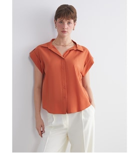 LCWAIKIKI Classic Turuncu Loose Fit Kadın Gömlek