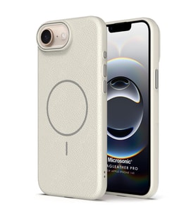Microsonic Apple iPhone 16e Kılıf MagLeather Pro Bej (Bej)