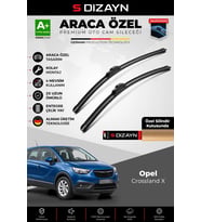 S-Dizayn Opel Crossland X Ön Cam Silecek Seti 2017 Üzeri Premium Araca Özel 65-40 Cm A+ Kalite