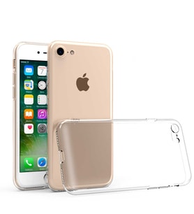 Apple iPhone SE 2020 Uyumlu Kılıf Zore Kamera Korumalı Süper Silikon Kapak (Renksiz)