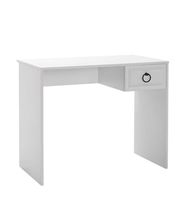 Adore Mobilya Hampton Çekmeceli Çalışma Masası-Mat Beyaz 90x75x51 cm (GxYxD)