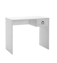 Adore Mobilya Hampton Çekmeceli Çalışma Masası-Mat Beyaz 90x75x51 cm (GxYxD)