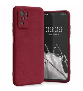 Coverzone Xiaomi Redmi Note 10S ?le Uyumlu K?l?f Z-Mara Lansman Vieri Tam Koruma Arka Kapak Kamera Koruma �?k?nt?l? P�r�zs�z Y�zey Mor