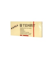 Temat 3x50x40 Yapışkanlı Not Kağıdı Pastel Sarı