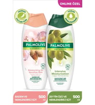 Palmolive Naturals Hassas Ciltler İçin Badem ve Yoğun Nemlendirici Zeytin Özü Duş Jeli 500 ml x2Adet