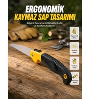 Bahçe Ve Odun Kesimi İçin Katlanır El Testeresi