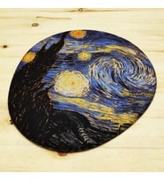 Vincent Van Gogh - Oval Mouse Pad Bilek Destekli 1