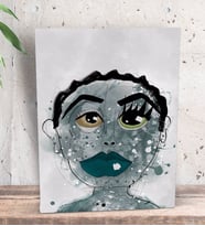 BK Gift Corlina Tasarımlı Dekoratif Mini Kanvas Tablo 15x20cm-1