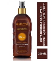 ALLDERMO BRONZING GUNES YAGI SPF15 200ML