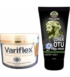 Variflex 100 ml Bacak Ibn-i Sina Çörek Otu 50 ml Sırt Bel Kas Diz Teskin Edici