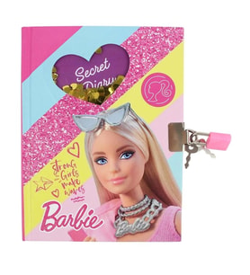 CEM BARBIE B-2116 PULLU KİLİTLİ HATIRA DEFTERİ 13X18cm ÇİZGİLİ