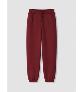 LC WAIKIKI Bordo Beli Lastikli Kız Çocuk Jogger Eşofman Altı