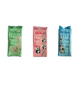 Baysa Alkolsüz Bitki Özlü Mini Islak Cep Mendili - 8'li 24 Paket