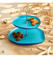EMSAN VOYAGE CAM KATLI KURABİYELİK 28 CM / 21 CM (Mavi)