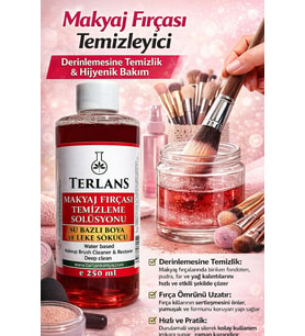 Makyaj Fırçası Temizleme Solüsyonu 250 ml Makeup Brush Cleaner & Restorer