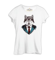 Mr. Wolf - Kurt Beyaz Kadın Tshirt