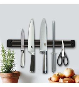 Mıknatıslı Bıçak Askısı Bıçak Tutucu Bıçak Askısı Duvara Monte 33 CM Ücretsiz Kargo