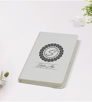BK Gift Kişiye Özel İsimli 9x14cm Beyaz Defter - Model 2