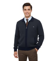Erkek Polo Yaka Astarlı Triko Mont Fermuarlı 5208P BGL-ST05019 (Lacivert)