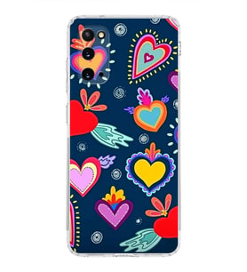 PrintiFy Samsung Galaxy S20 ile Uyumlu 1mm Slim Fit Retro Colors 3 Baskılı Şeffaf  Kılıf