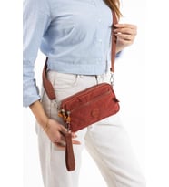 Klinkır Kumaş Mini Çapraz Askılı Kadın Çanta Yağmur Geçirmez El Askılı Çanta 20*10 Cm Mega Bag