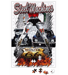 Steel Machines Rota 66 Puzzle 240 Parça Yapboz