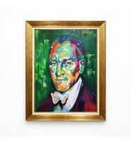 Tablore Atatürk Portresi Renkli Modern Sanat Tablo