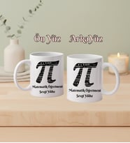 Kişiye Özel Matematik Öğretmeni İsimli Kupa Bardak